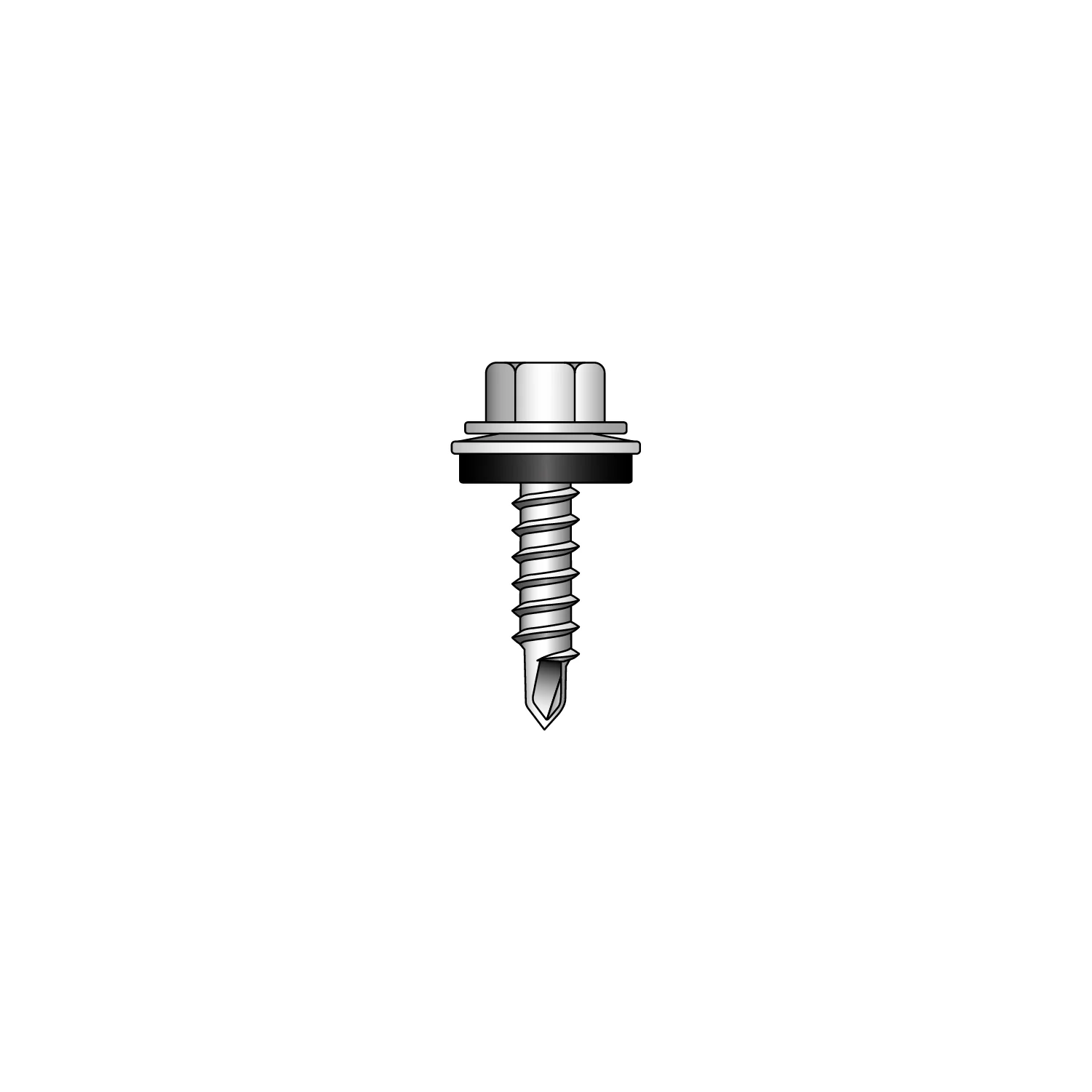 Metal Flashing Stitching Fixings 6.5x22mm (Pack of 100) - Image 3