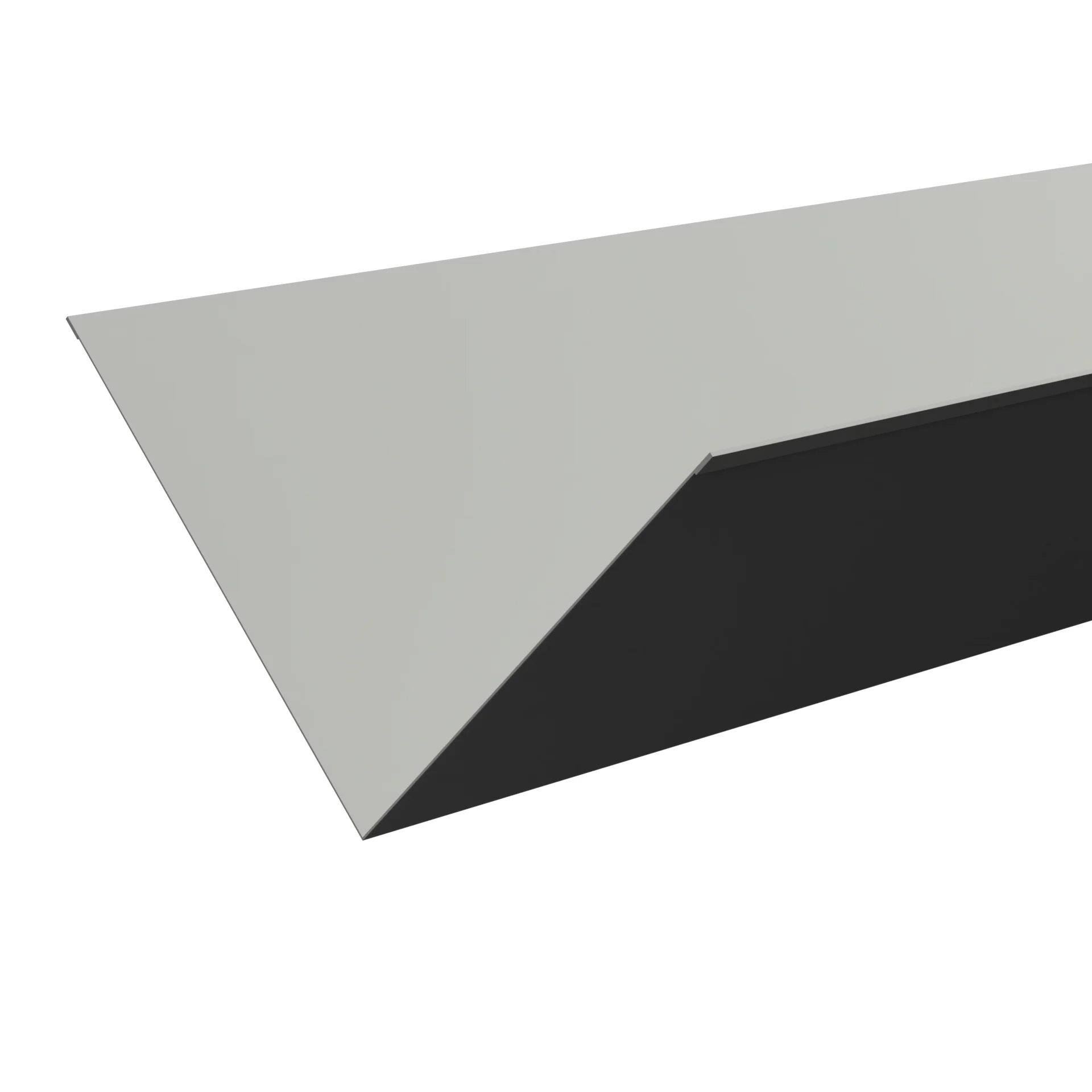 90° Internal Corner Barge Flashings 3m Polyester - Image 4