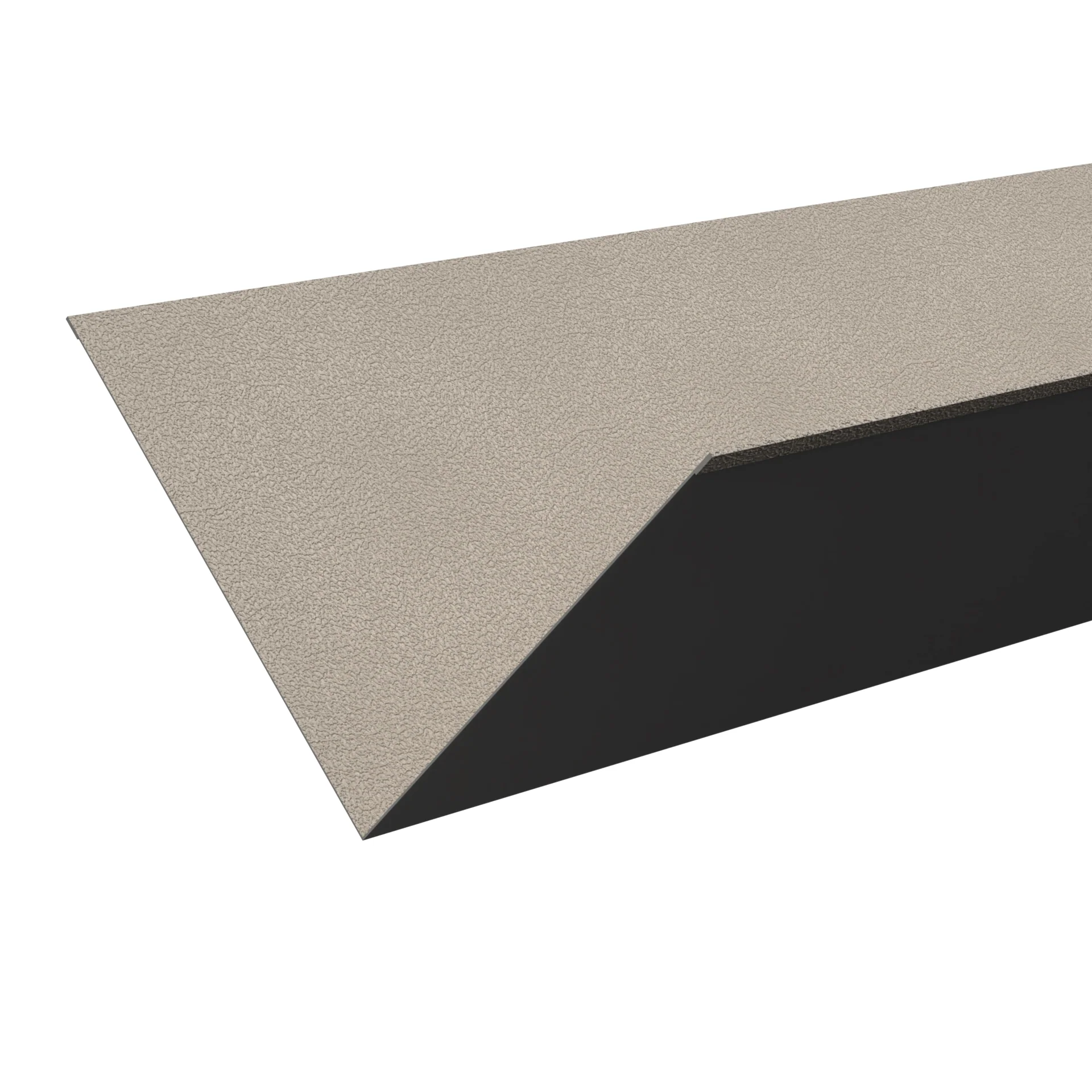90° Internal Corner Barge Flashings 3m PVC Plastisol - Image 7
