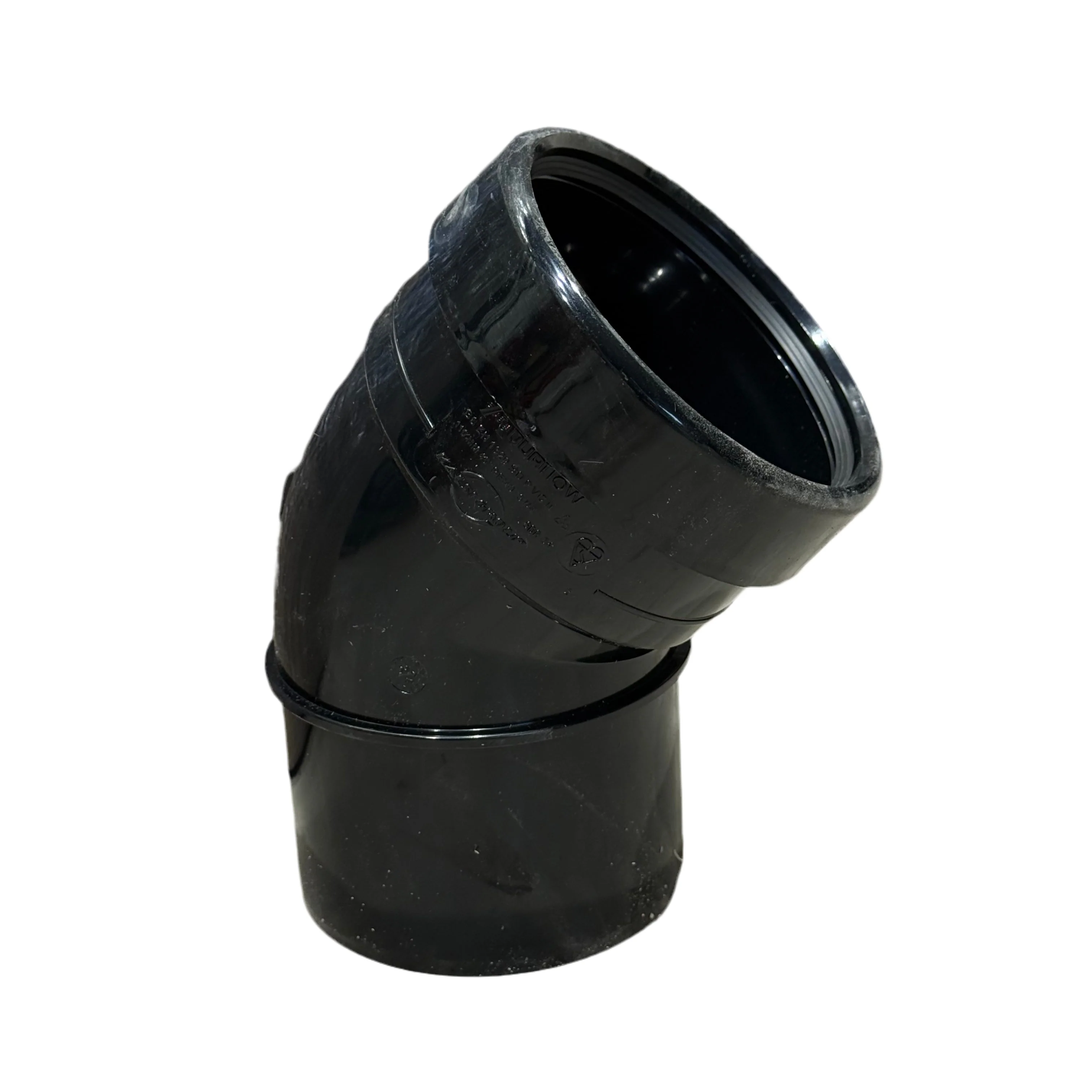 Briarwood Industrial 110mm Guttering 135 (45) Dg Single Socket Pipe Bend - Image 2