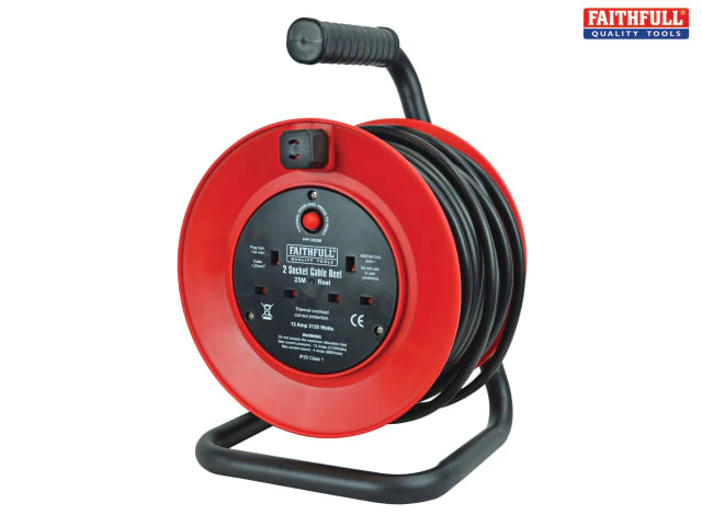 Cable Reel 240v 25m 13a