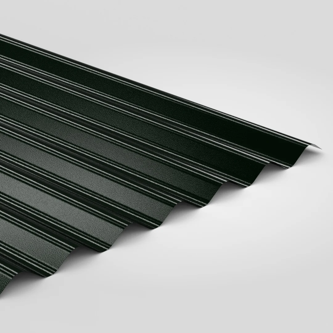 13/3 Corrugated PVC Plastisol Coated Roof Sheet - Image 4
