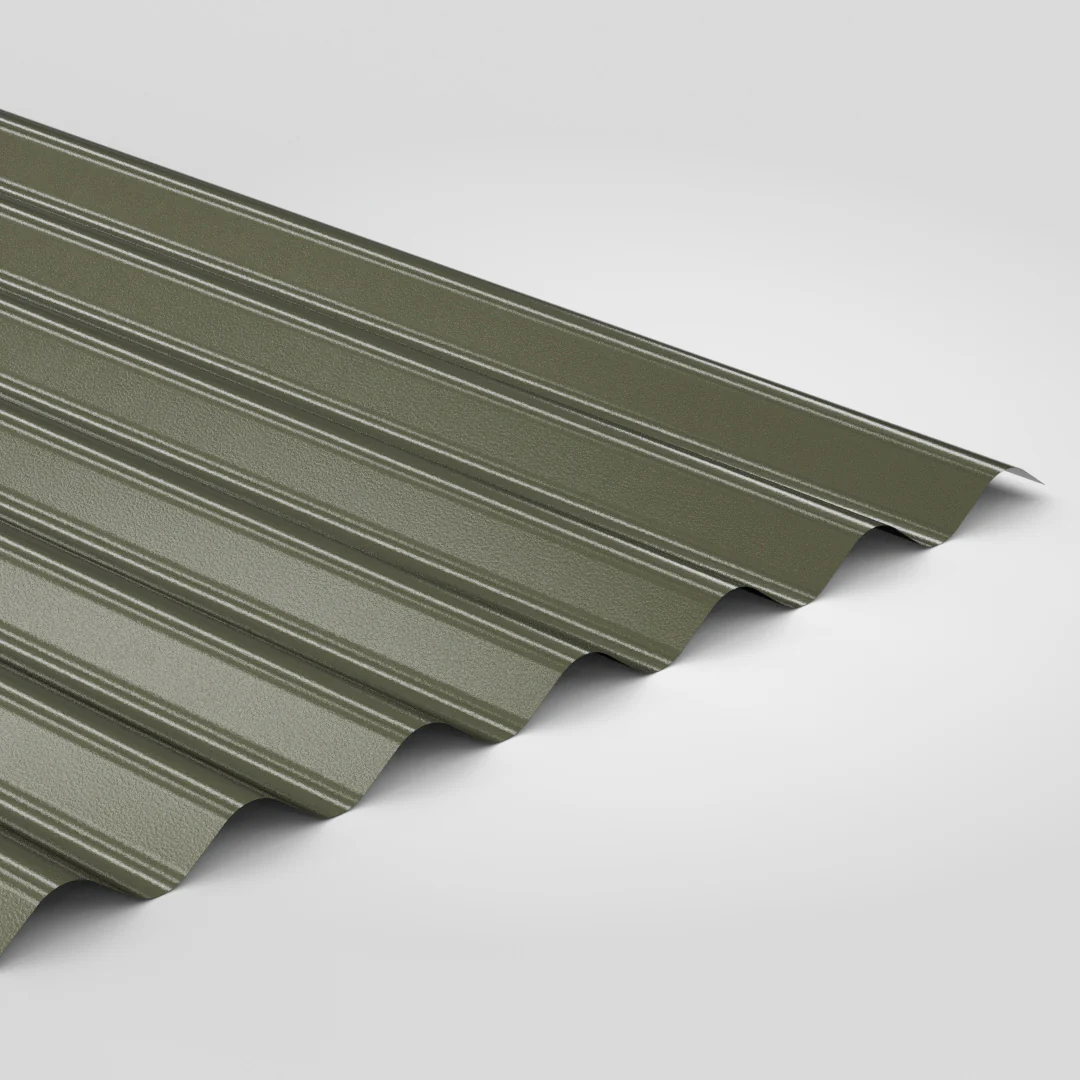 13/3 Corrugated PVC Plastisol Coated Roof Sheet - Image 6