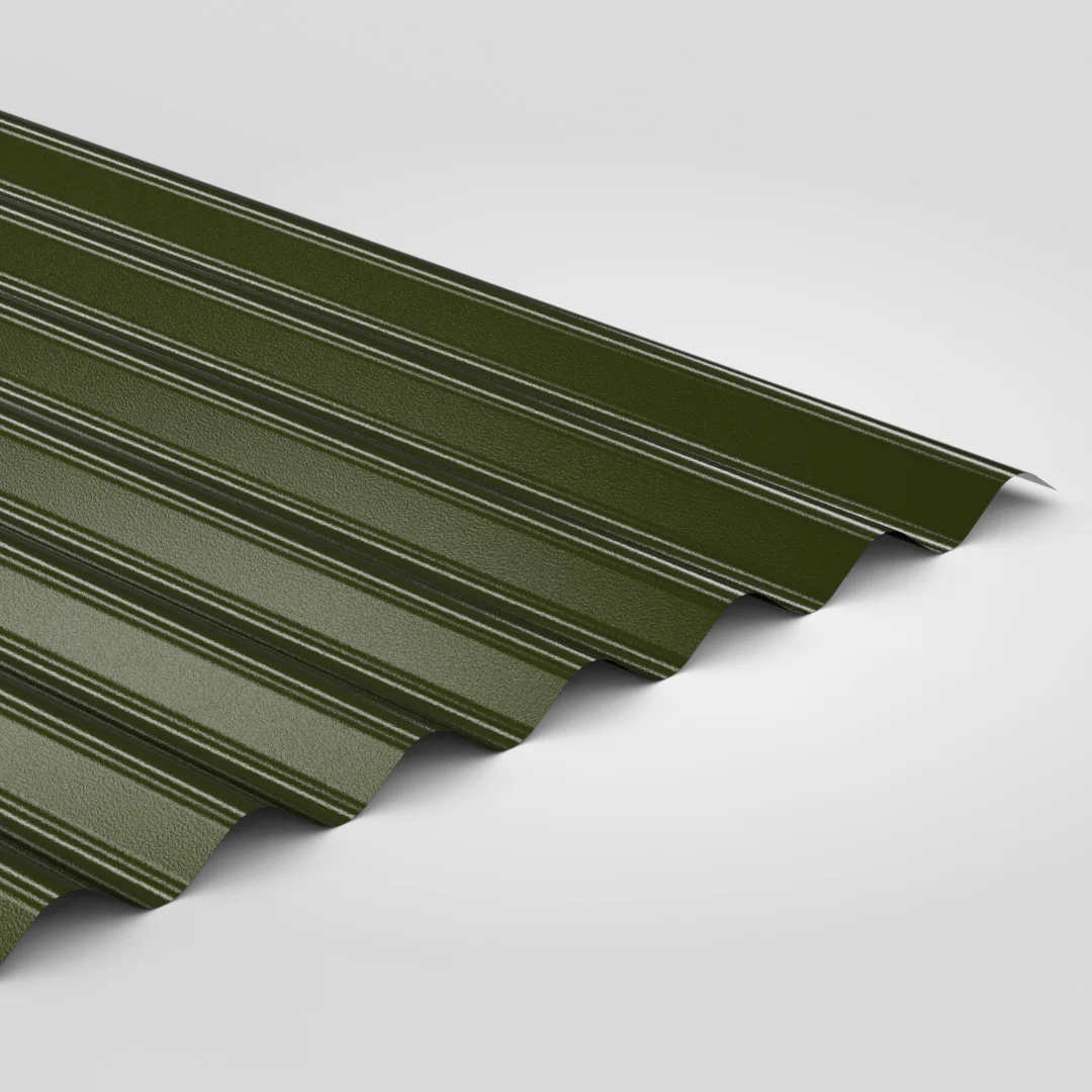 13/3 Corrugated PVC Plastisol Coated Roof Sheet - Image 7