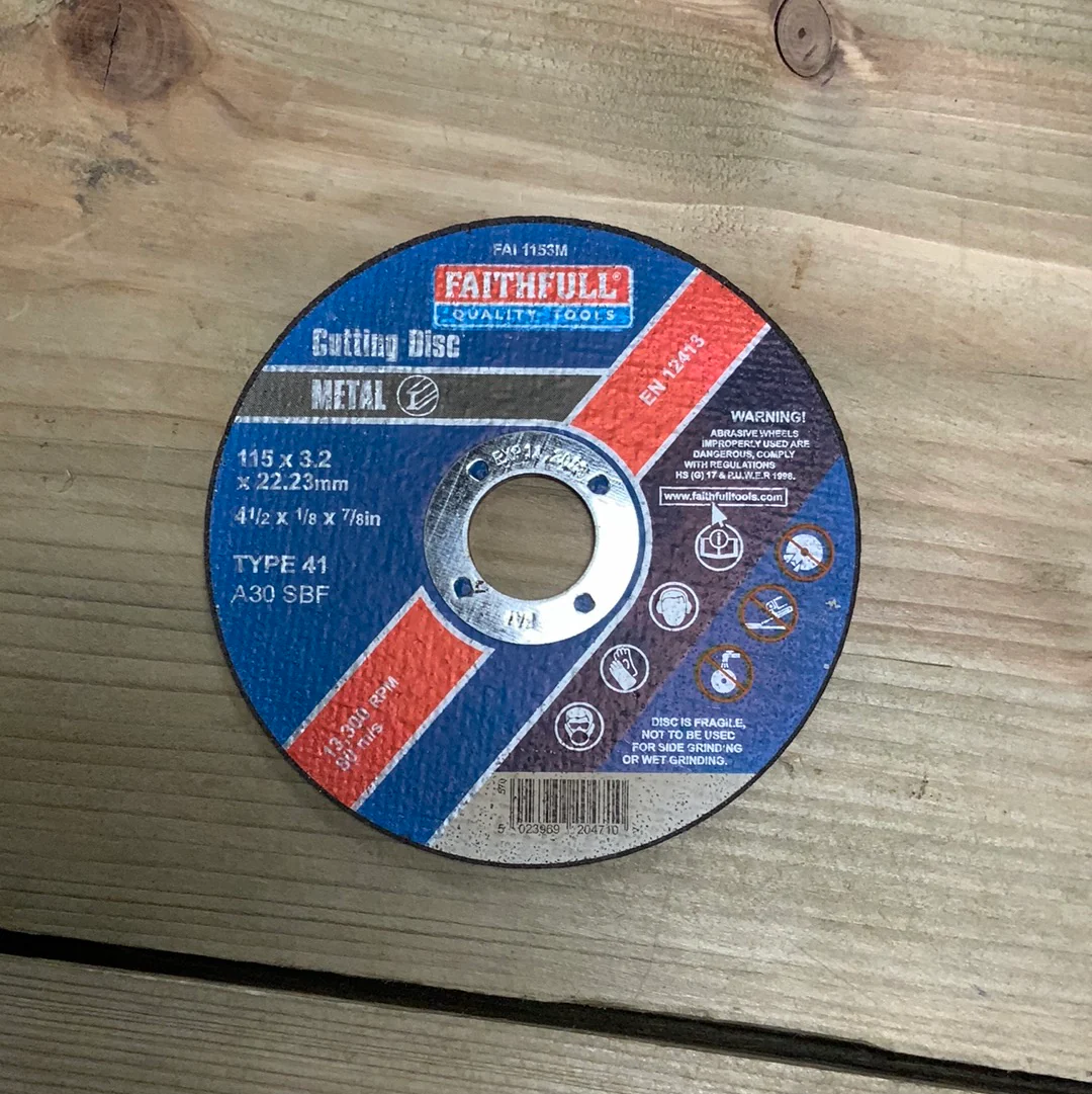 Cut Off Wheel 115mm x 3.2mm 22.23mm