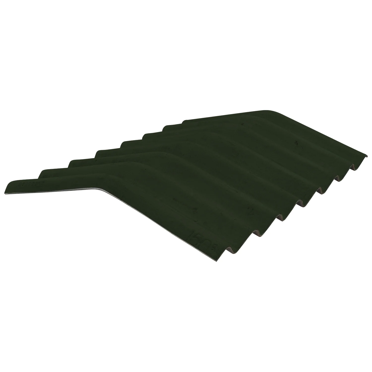 Cranked Crown Big 6 Fibre Cement Ridge Juniper Green - Image 2