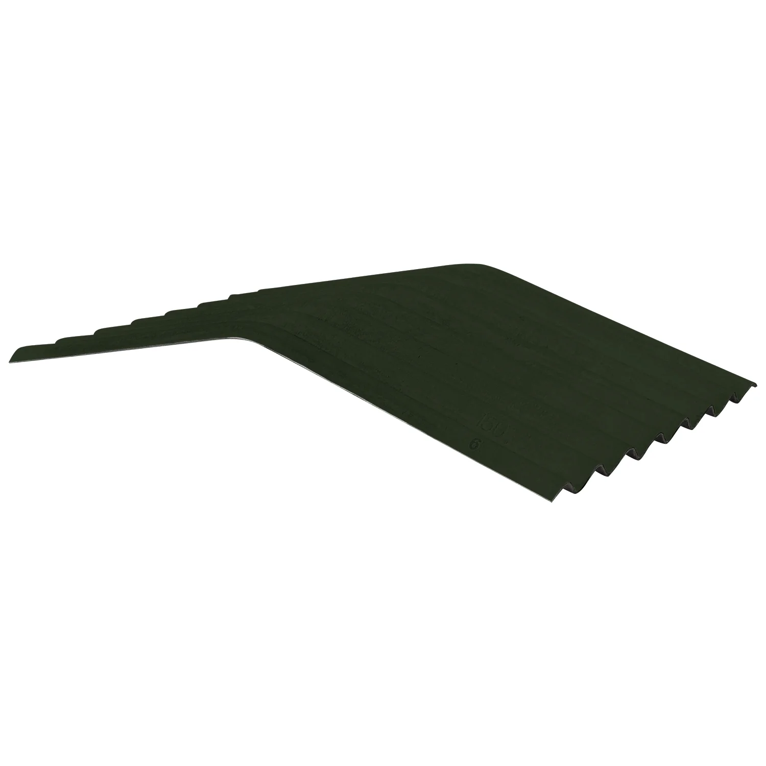 Cranked Crown Big 6 Fibre Cement Ridge Juniper Green - Image 3