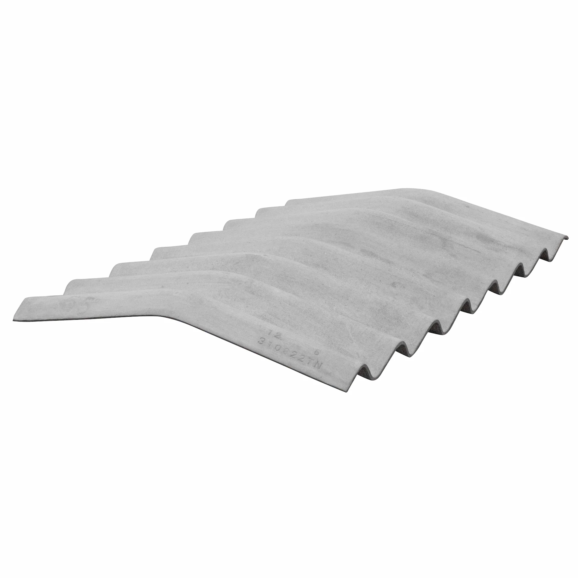 Cranked Crown Big 6 Fibre Cement Ridge Natural Grey - Image 2