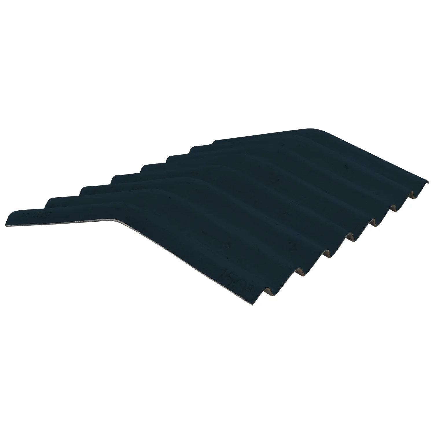 Cranked Crown Big 6 Fibre Cement Ridge Slate Blue - Image 2