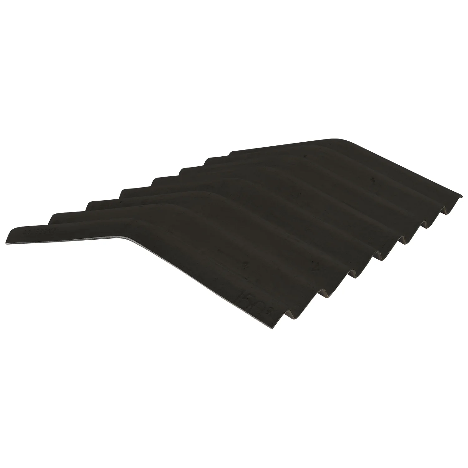 Cranked Crown Big 6 Fibre Cement Ridge Van Dyke Brown - Image 2