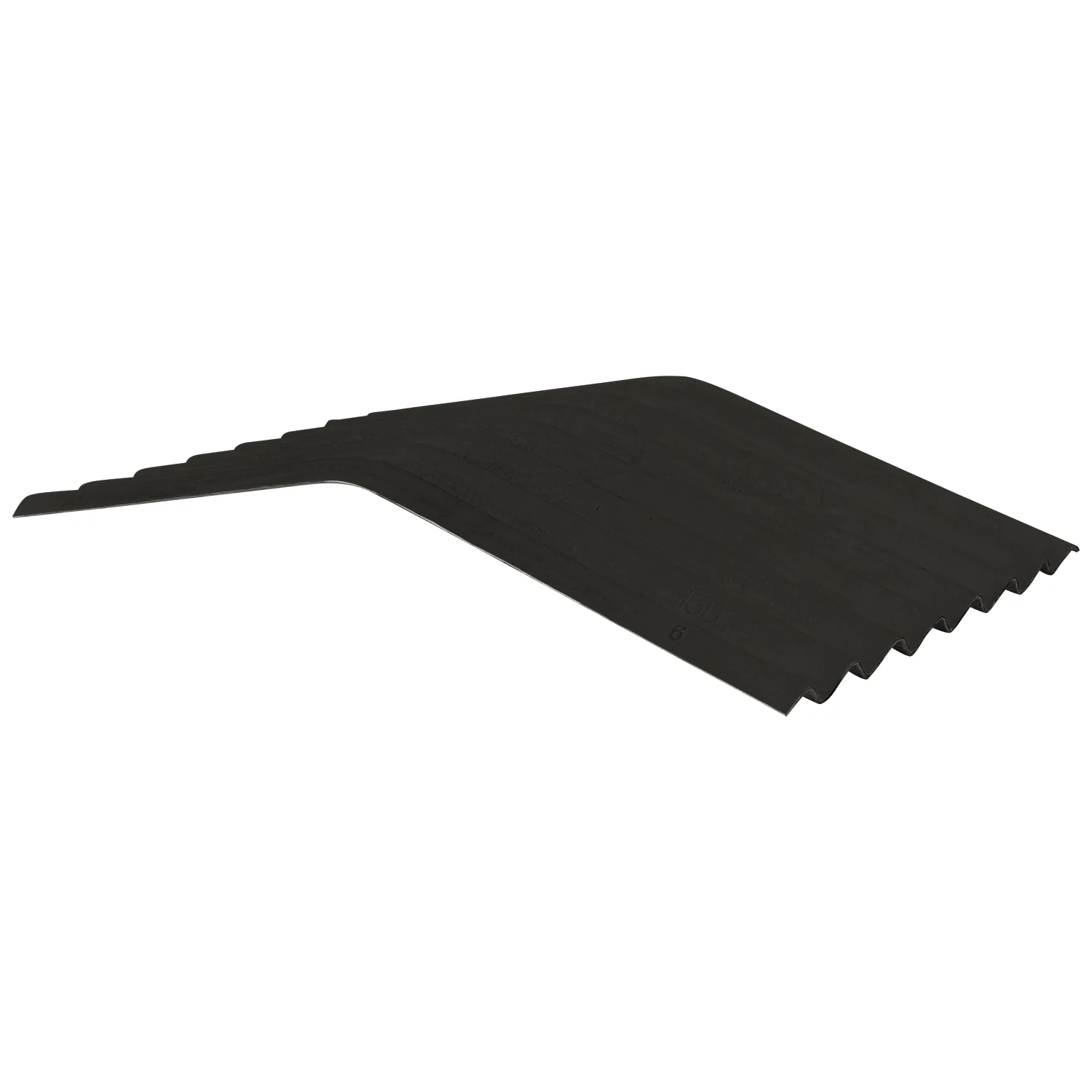 Cranked Crown Big 6 Fibre Cement Ridge Van Dyke Brown - Image 3
