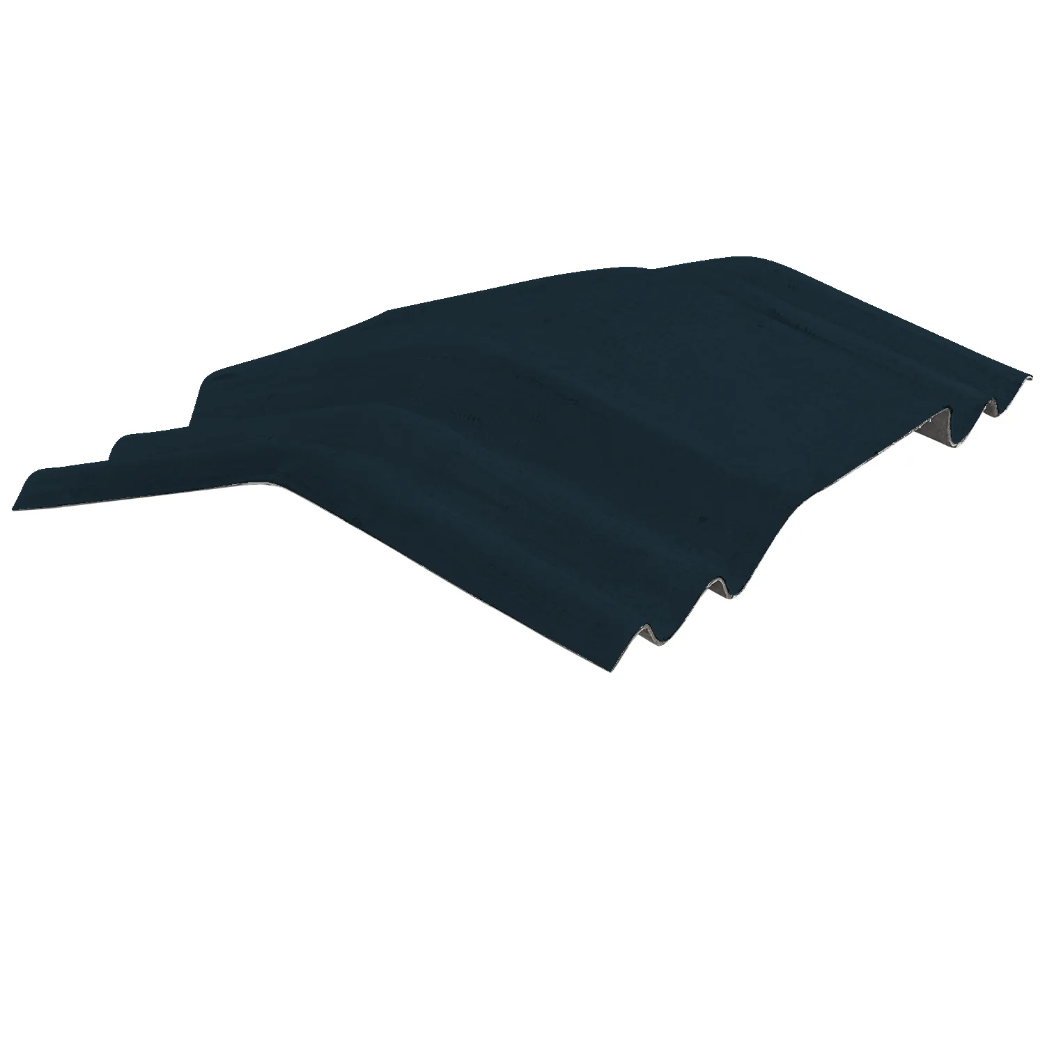 Vented Big 6 Fibre Cement Ridge Slate Blue - Image 2