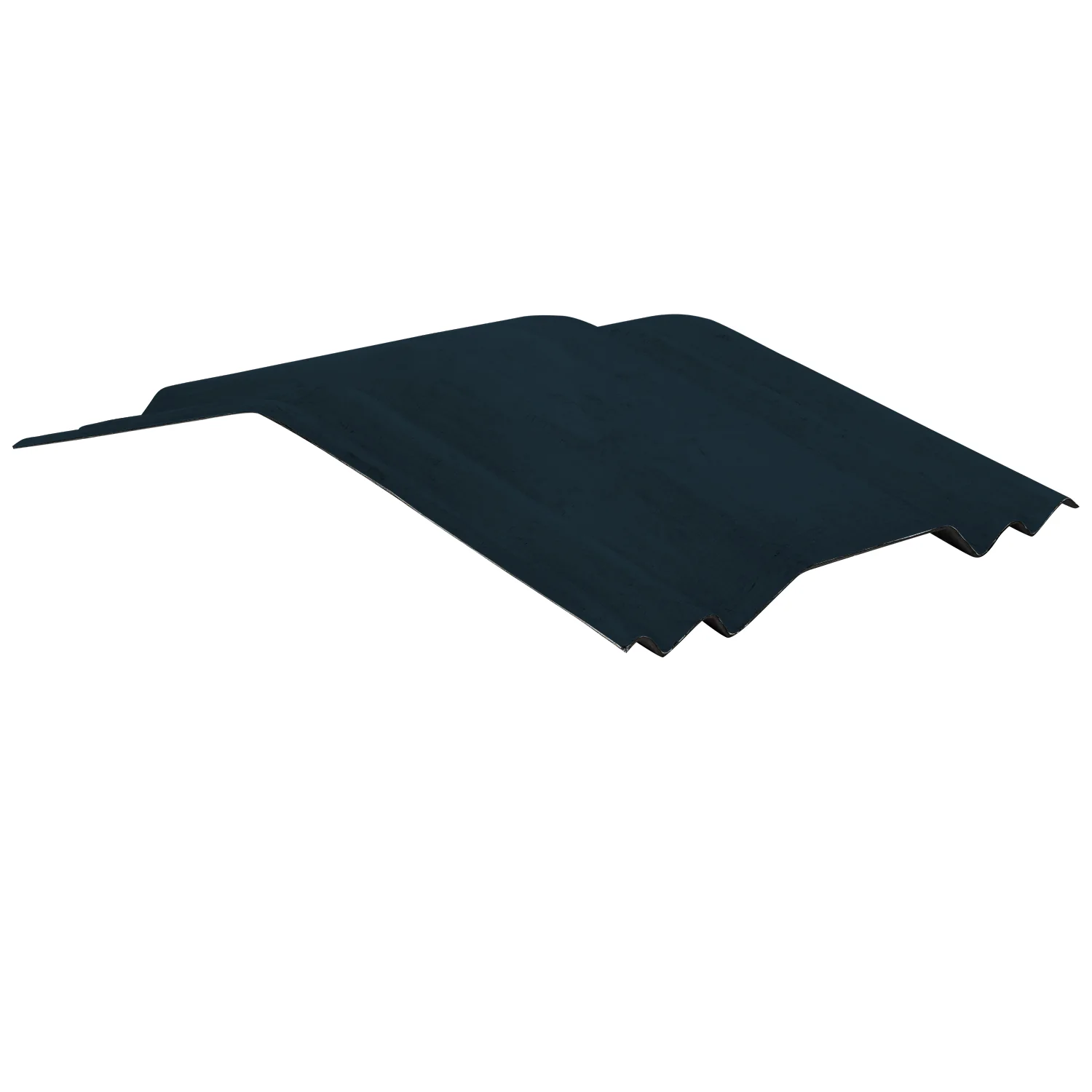 Vented Big 6 Fibre Cement Ridge Slate Blue - Image 3