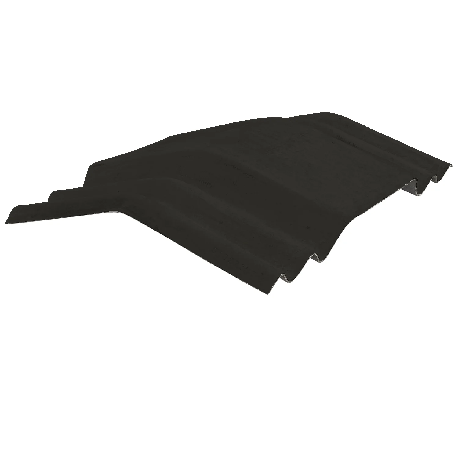 Vented Big 6 Fibre Cement Ridge Van Dyke Brown - Image 2