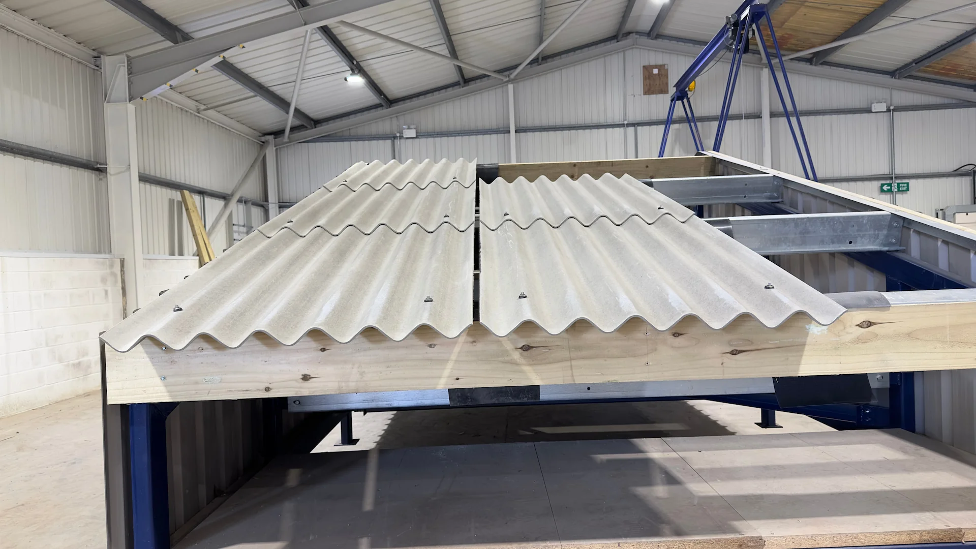 Fibre Cement Roof Spaced Sheet Big 6 Natural Grey - Image 2
