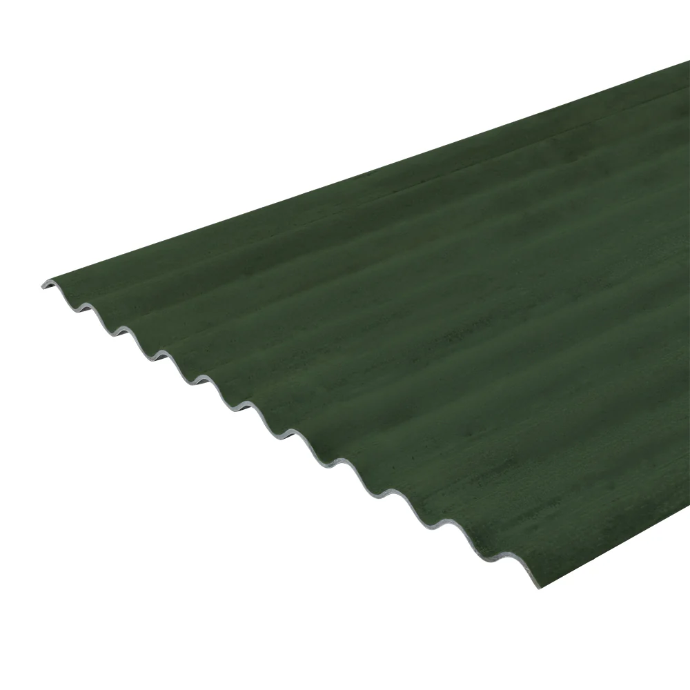 EUROTHREE 3 inch Profile Fibre Cement Sheet in Juniper Green