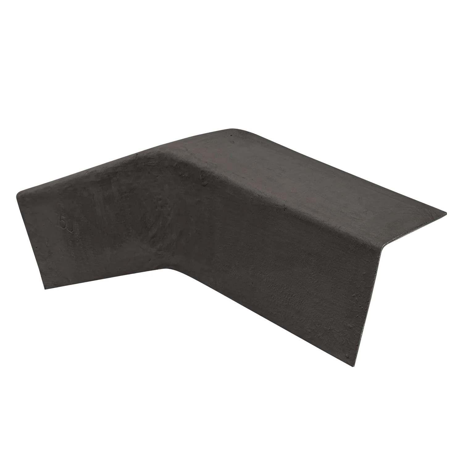Cranked Plain Wing Fibre Cement Barge Beaver Brown - Image 2