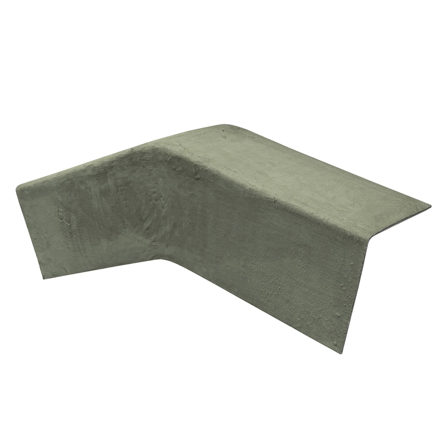 Cranked Plain Wing Fibre Cement Barge Moorland Green - Image 2