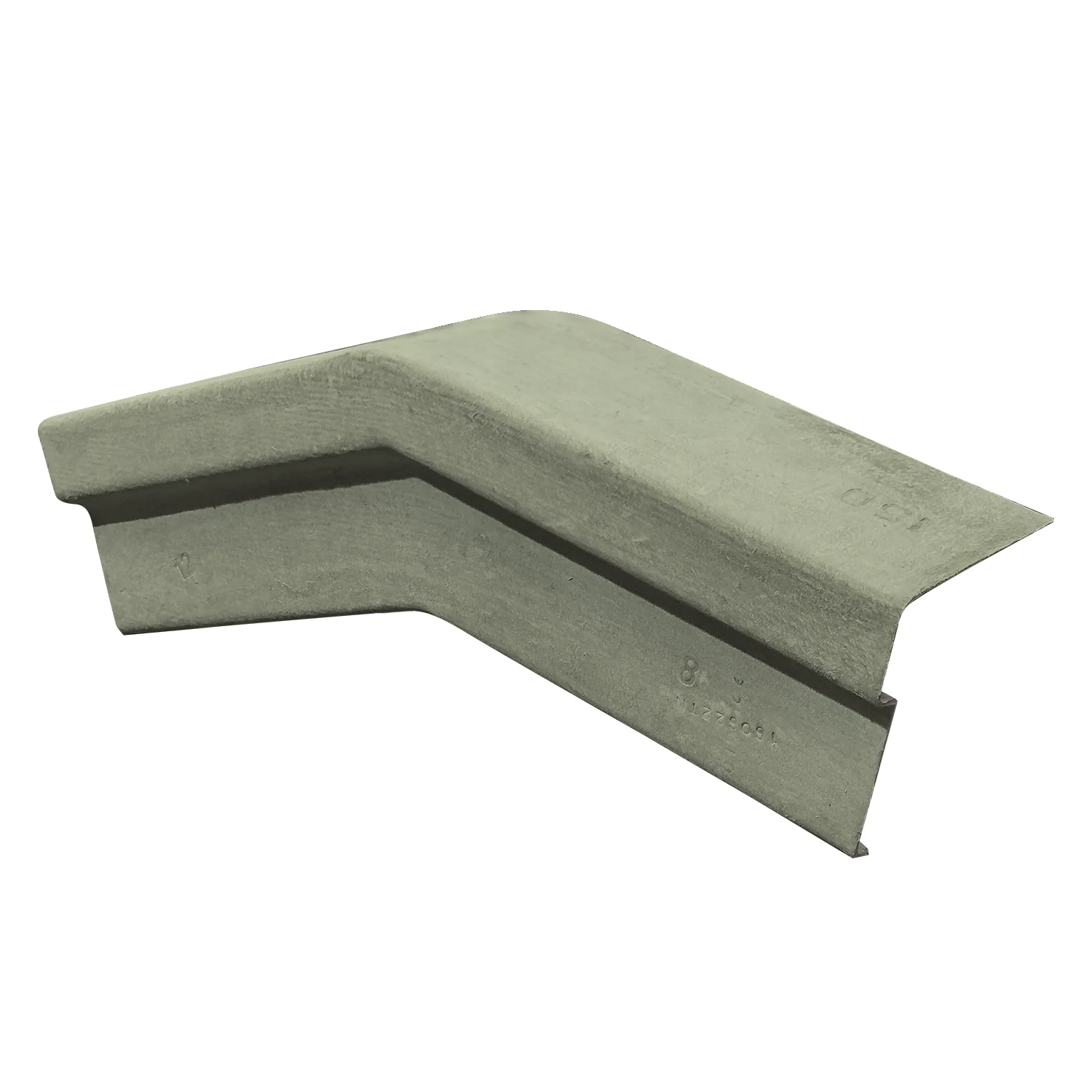 Cranked Vergeline Fibre Cement Barge Moorland Green