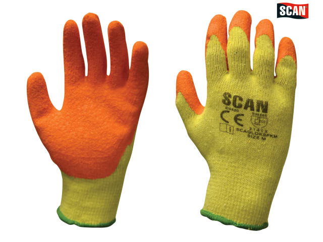 Knitshell Latex Palm Gloves Size 9