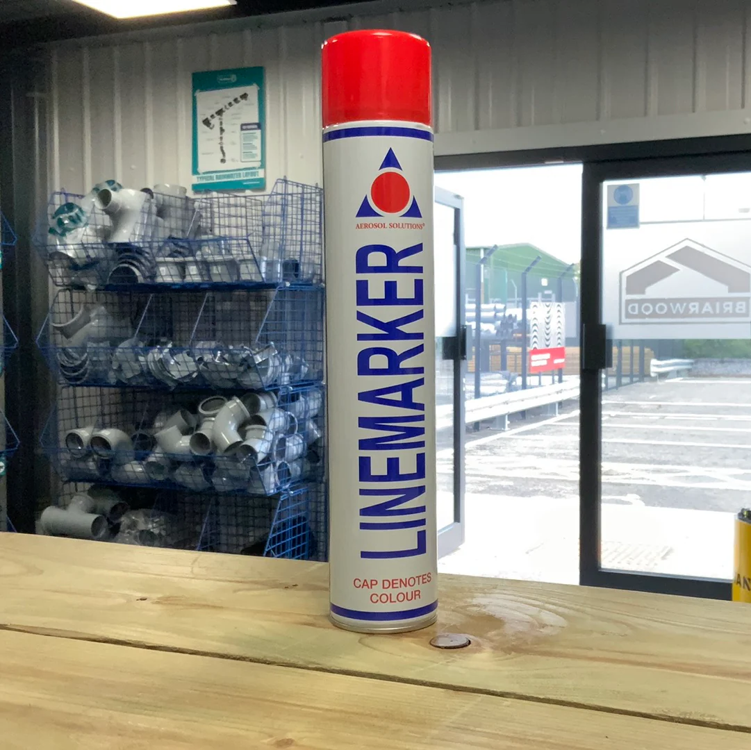 Line Marking Paint 750ml Red - Image 2