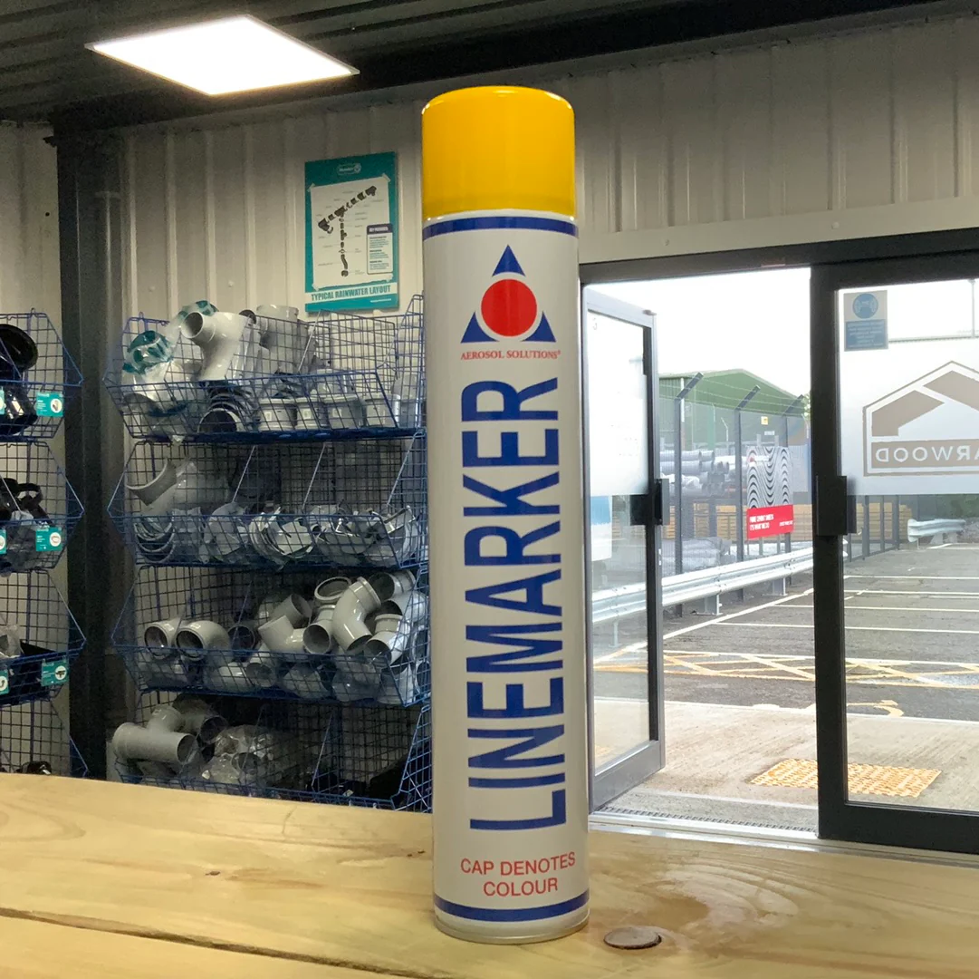 Line Marking Paint 750ml Yellow - Image 2