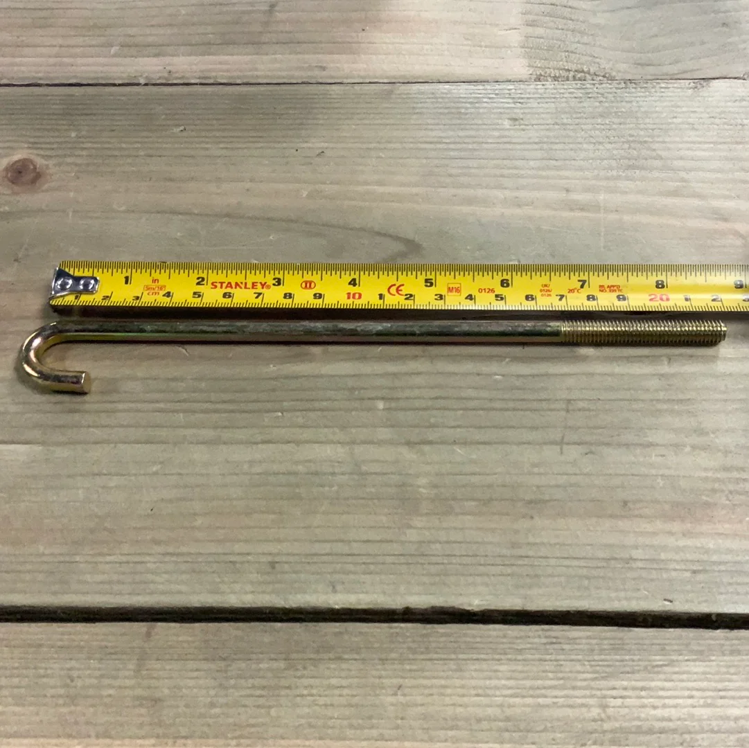 M8 x 220mm Hook Bolts & Nuts - (pk 100) - Image 3