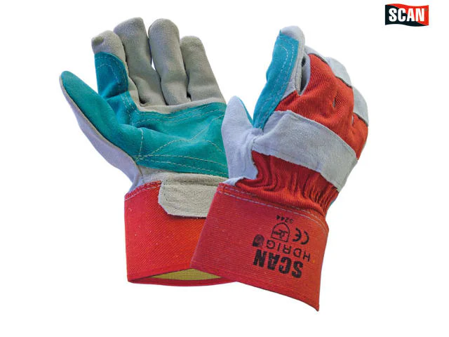 Rigger Gloves Leather Heavy Duty