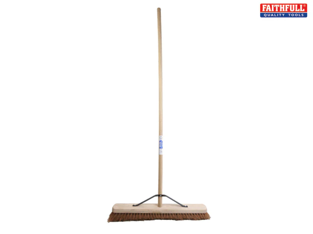 Soft Coco Broom 24in Handle & Stay