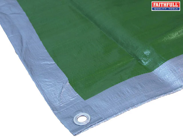 Tarpaulin (Eye) Green/Sil 18' x 12'