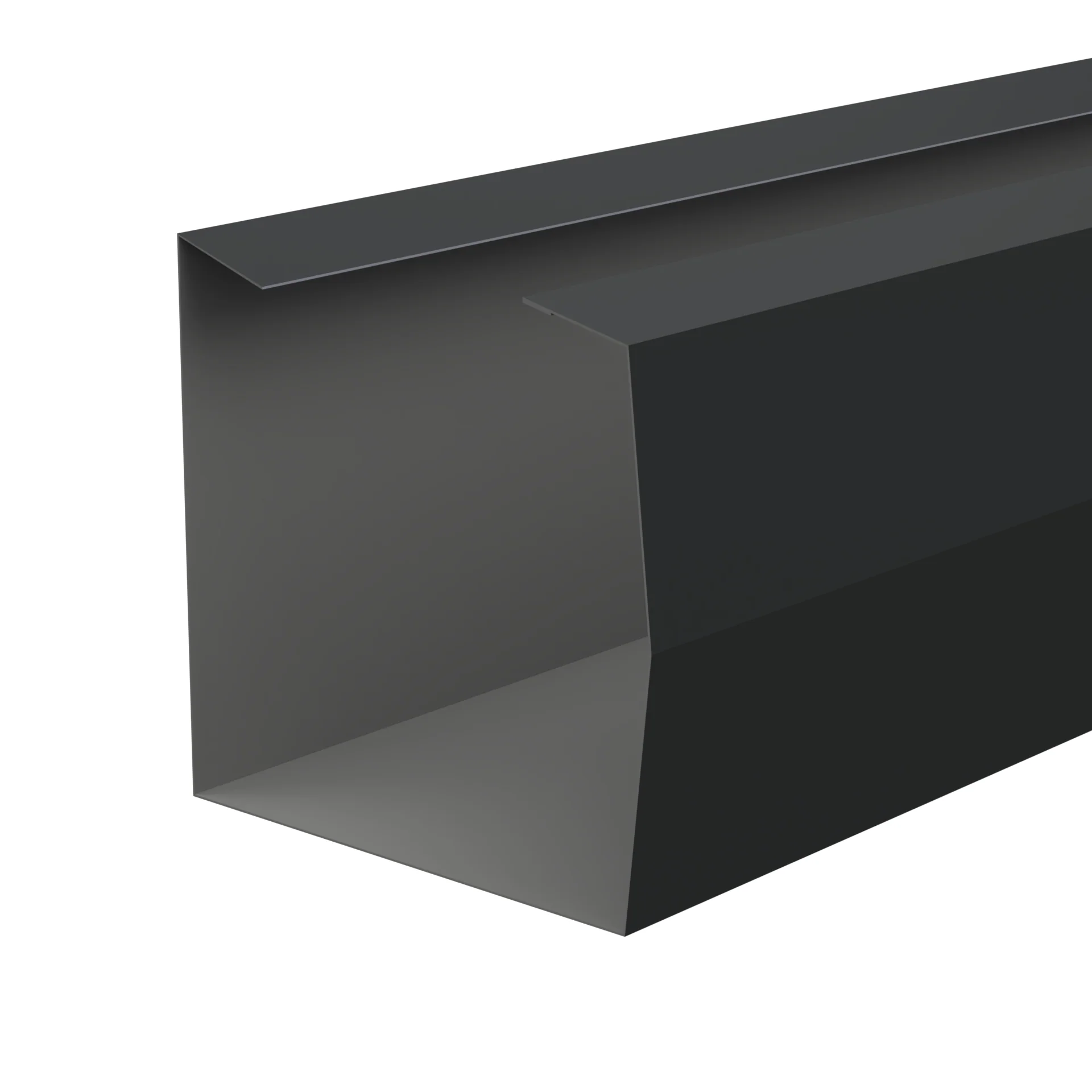 Trimline Gutter 0.7 3m Polyester in Anthracite